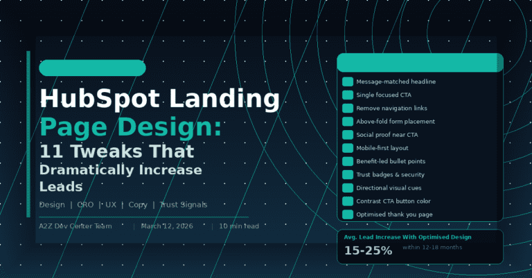 HubSpot Landing Page Design: 11 Tweaks That Dramatically Increase Leads