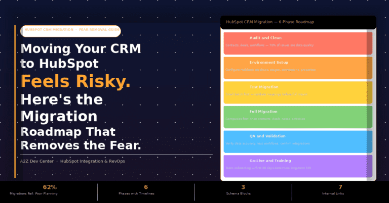 Moving Your CRM to HubSpot Feels Risky – Here’s the Migration Roadmap That Removes the Fear