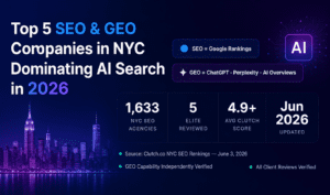 The Top 5 SEO + GEO Agencies in NYC