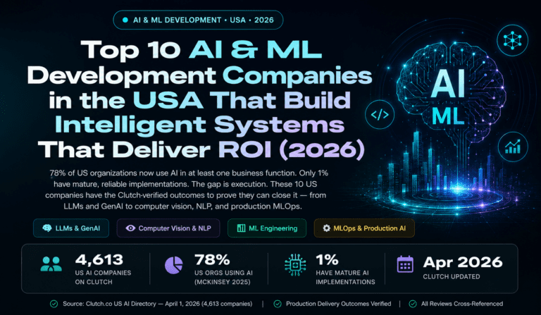 Top 10 AI & ML Development Companies in the USA That Build Intelligent Systems That Deliver ROI (2026)