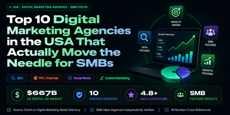Top 10 Digital Marketing Agencies in the USA That Actually Move the Needle for SMBs (2026)