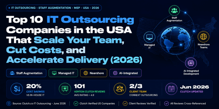 Top 10 IT Outsourcing Companies in the USA That Scale Your Team, Cut Costs, and Accelerate Delivery (2026)