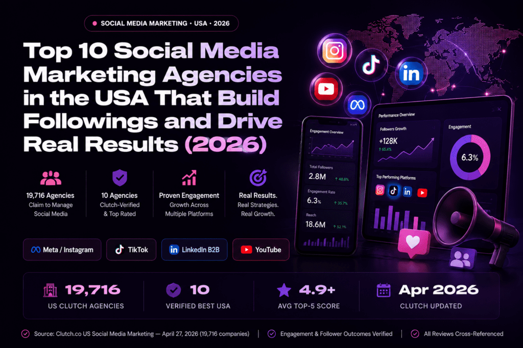 Top 10 Social Media Marketing Agencies in the USA That Build Followings and Drive Real Results (2026)
