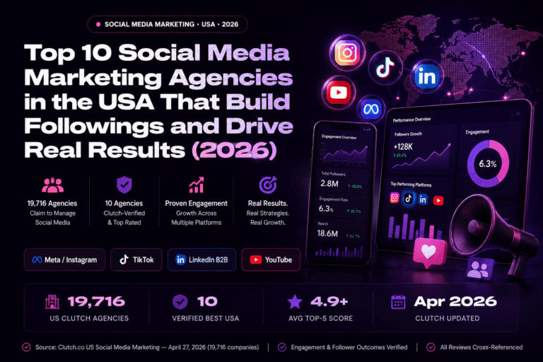 Top 10 Social Media Marketing Agencies in the USA That Build Followings and Drive Real Results (2026)