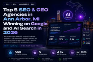 Top 5 SEO & GEO Agencies in Ann Arbor,