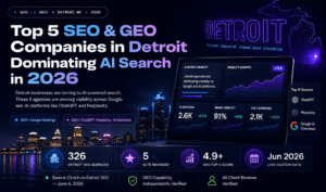 Top 5 SEO & GEO Companies in Detroit