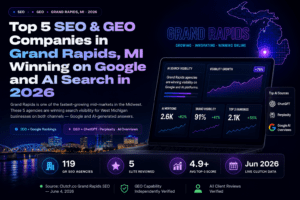 Top 5 SEO & GEO Companies in Grand Rapids
