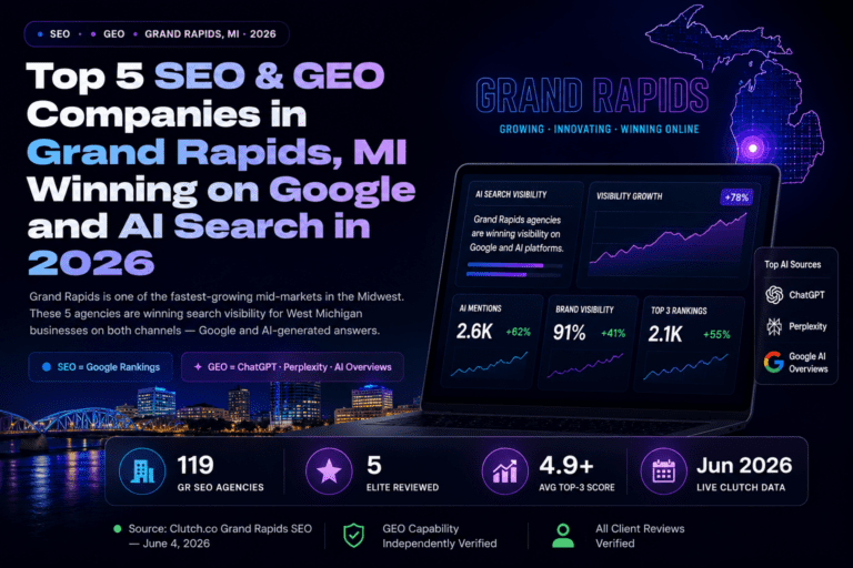 Top 5 SEO & GEO Companies in Grand Rapids