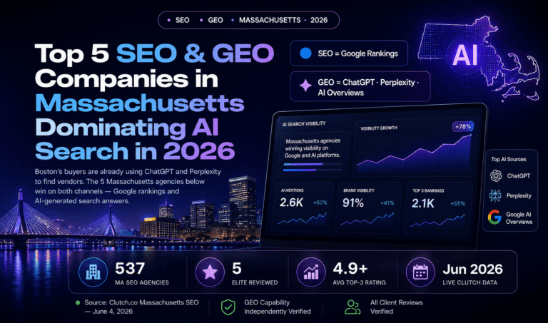 Top 5 SEO & GEO Companies in Massachusetts