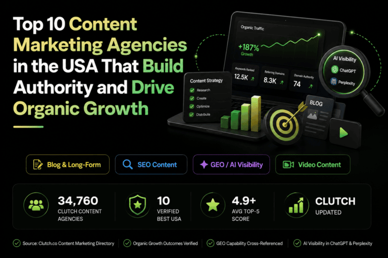 Top 10 Content Marketing Agencies in the USA That Build Authority and Drive Organic Growth (2026)