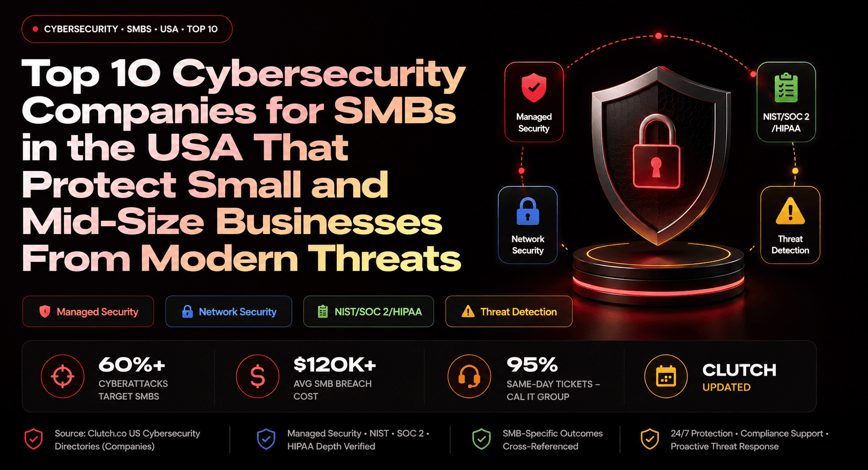 Top 10 Cybersecurity Companies for SMBs in the USA