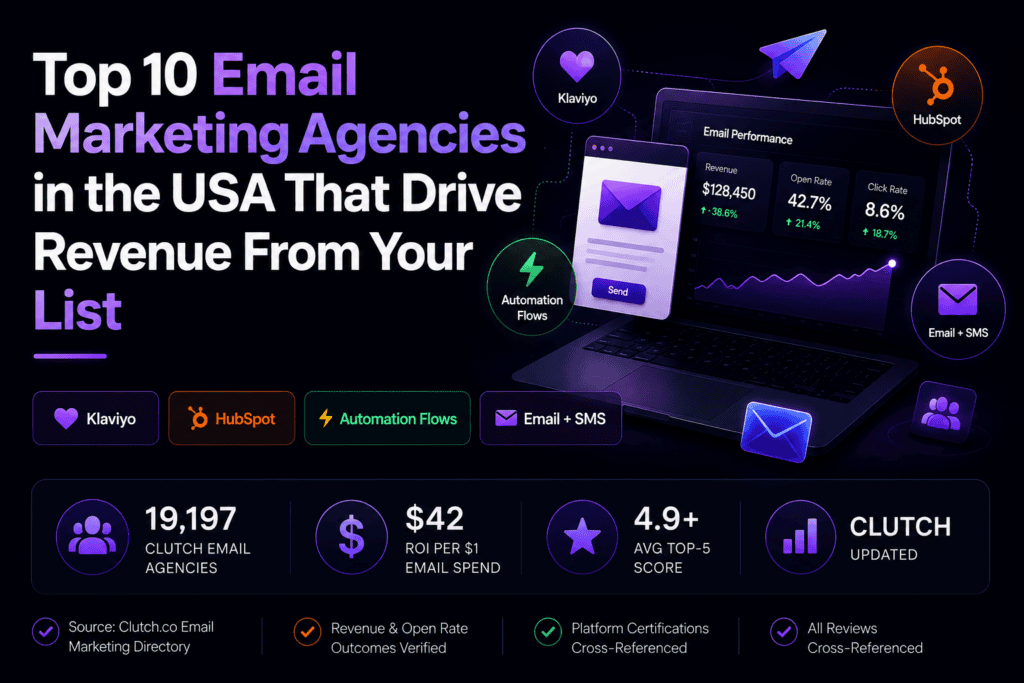 Top 10 Email Marketing Agencies in the USA That Drive Revenue From Your List (2026)