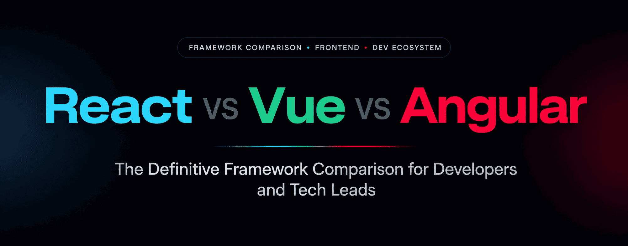 React vs Vue vs Angular