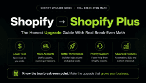 Shopify → Shopify Plus