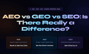 AEO vs GEO vs SEO Is There Really a Difference