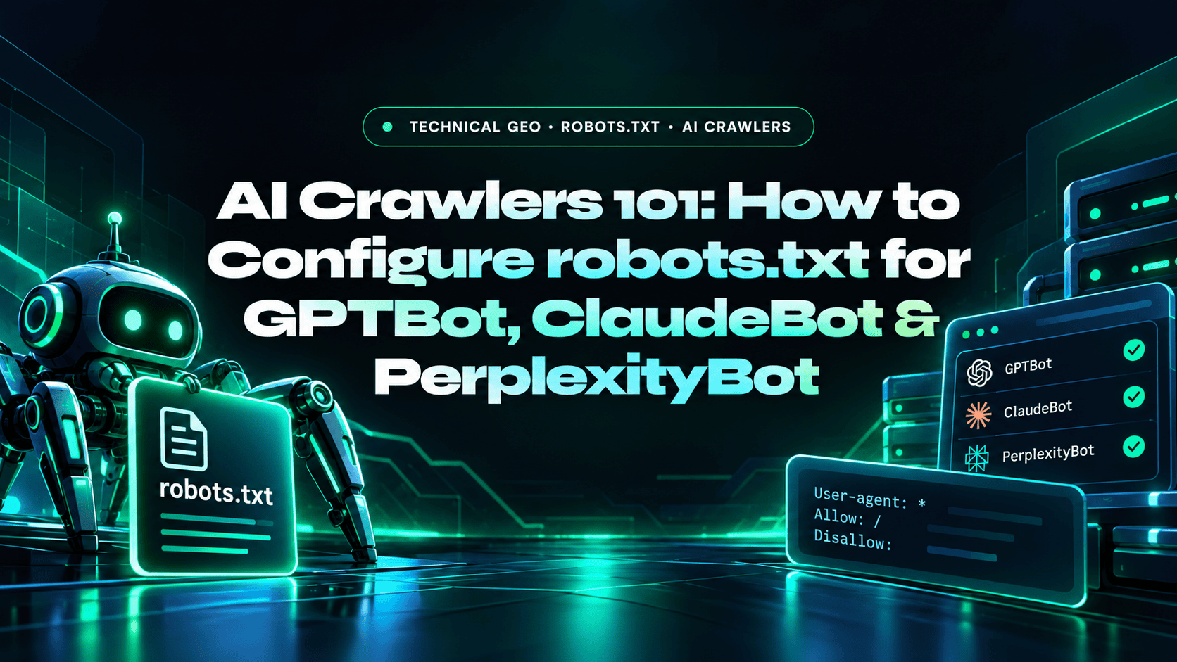 AI Crawlers 101 How to Configure robots.txt for GPTBot, ClaudeBot & PerplexityBot
