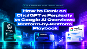 How to Rank on ChatGPT vs Perplexity vs Google AI Overviews Platform-by-Platform Playbook