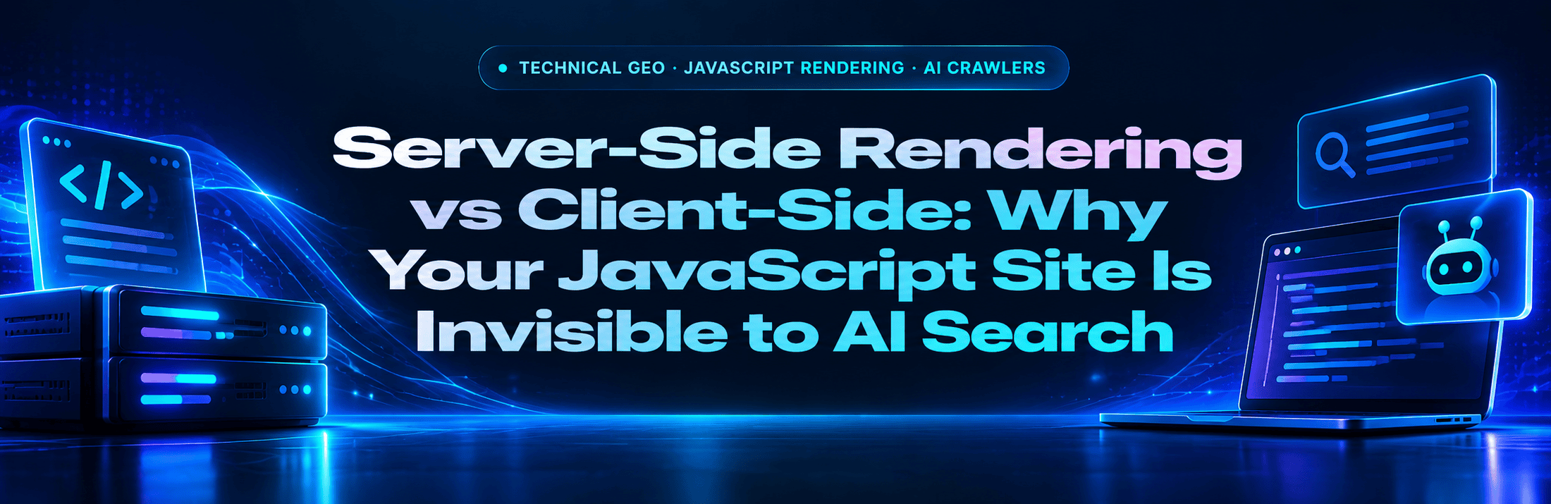 Server-Side Rendering vs Client-Side: Why Your JavaScript Site Is Invisible to AI Search