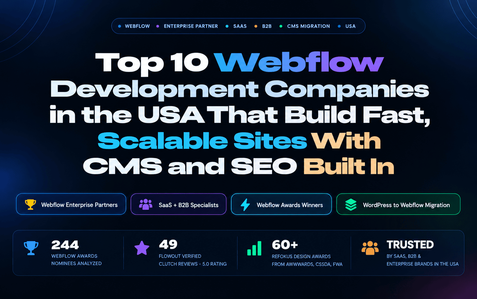 top 10 webflow companies in USA