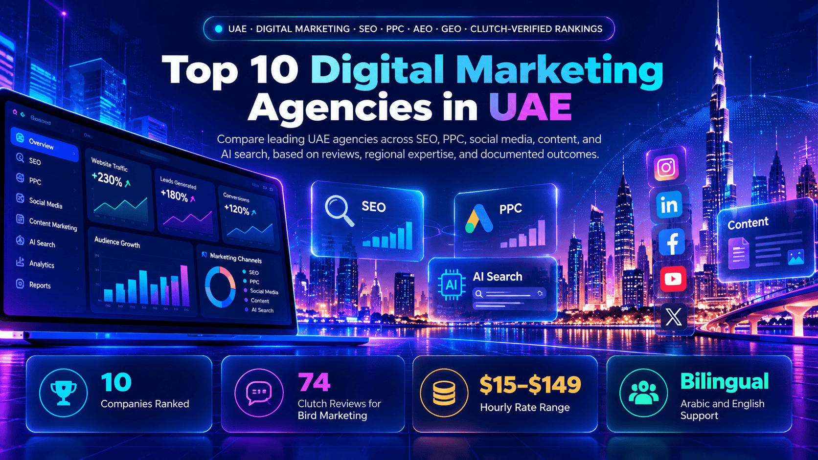 Top 10 Digital Marketing Agencies in UAE (2026)