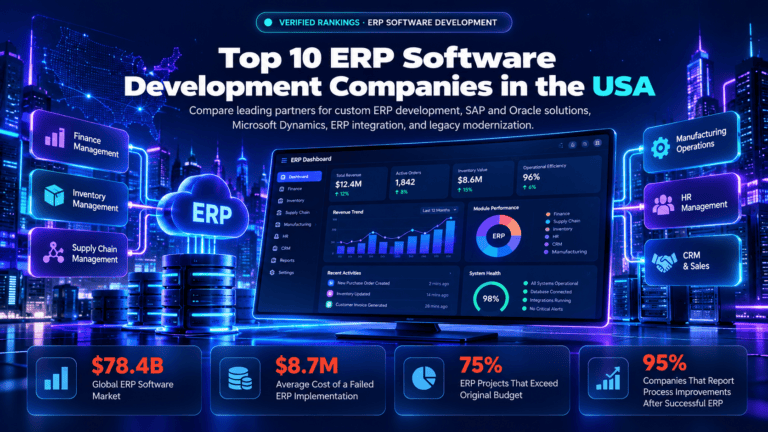 Top 10 ERP Software Development Companies in the USA (2026)