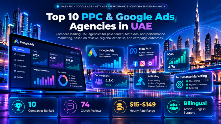 Top 10 PPC & Google Ads Agencies in UAE (2026)