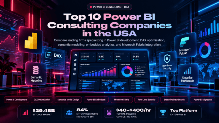 Top 10 Power BI Consulting Companies in the USA (2026)